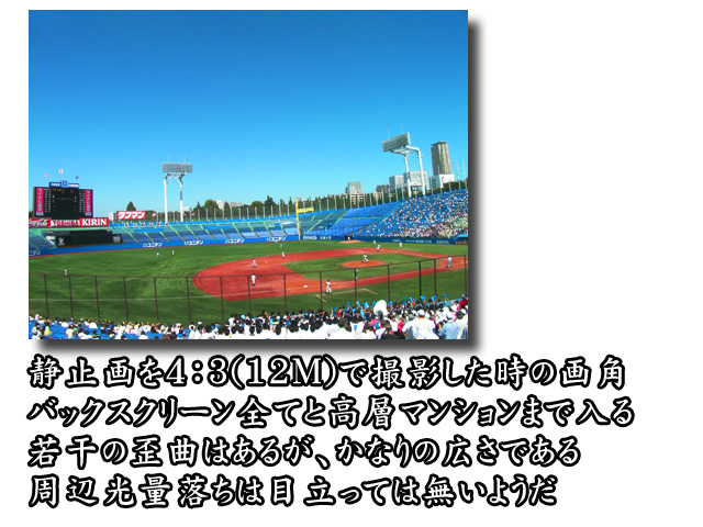 HD800にT-804L 静止画の画角